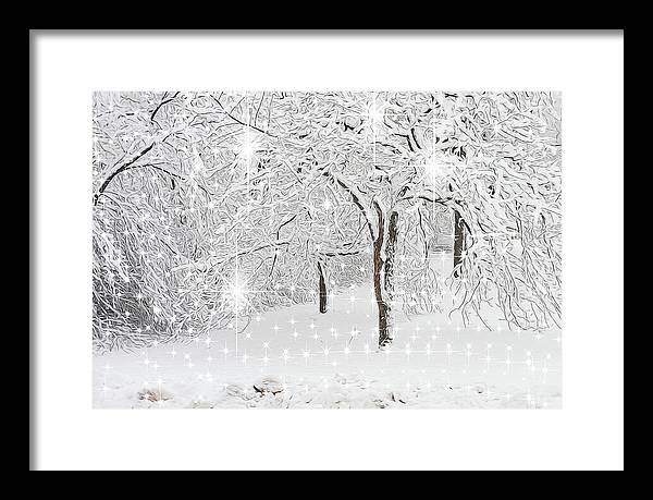 Incandescent and Florescent Winter - Framed Print