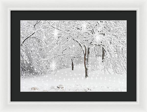 Incandescent and Florescent Winter - Framed Print