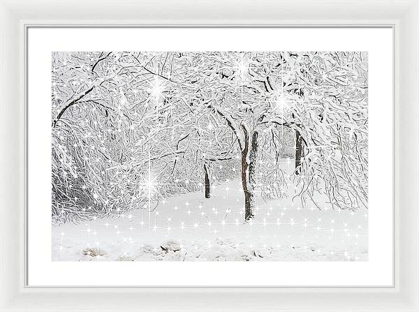 Incandescent and Florescent Winter - Framed Print
