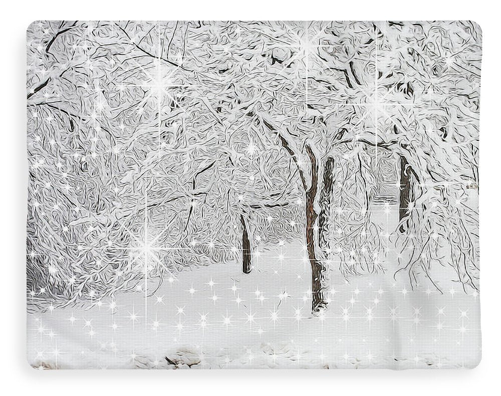 Incandescent and Florescent Winter - Blanket