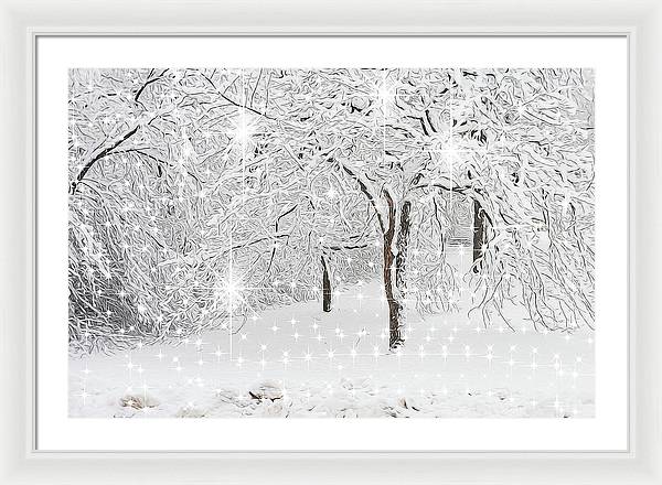 Incandescent and Florescent Winter - Framed Print