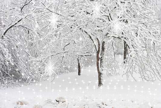 Sparkling Winter Landscape Digital Image Download
