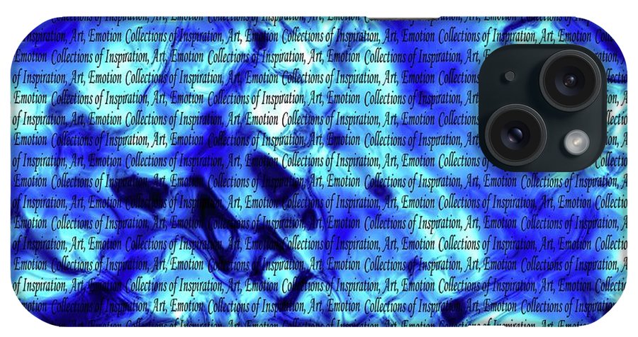 Inspiration In Blue - Phone Case