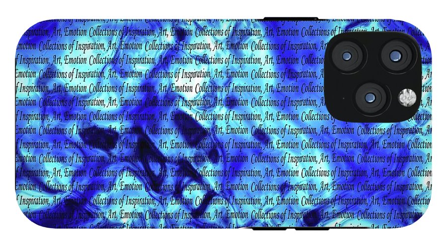 Inspiration In Blue - Phone Case