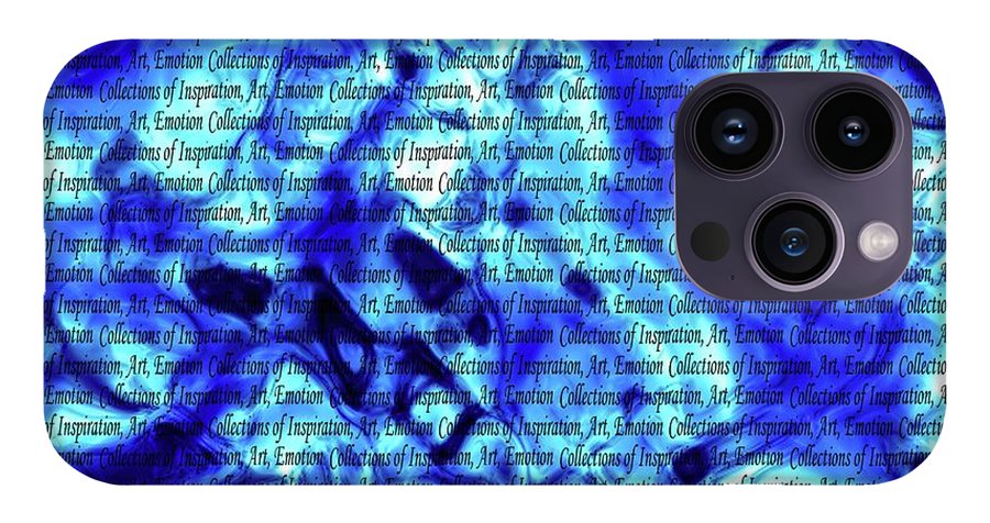 Inspiration In Blue - Phone Case