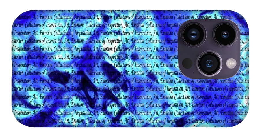 Inspiration In Blue - Phone Case