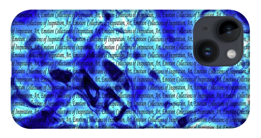 Inspiration In Blue - Phone Case