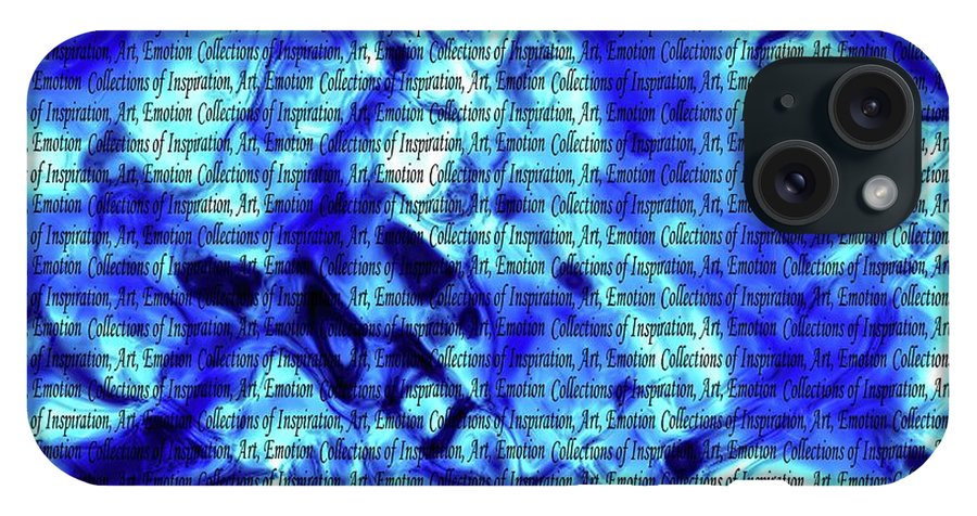 Inspiration In Blue - Phone Case