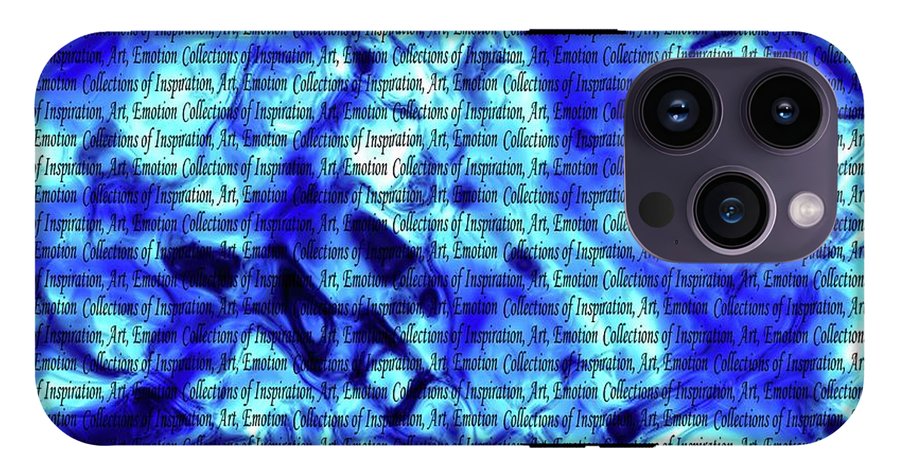 Inspiration In Blue - Phone Case