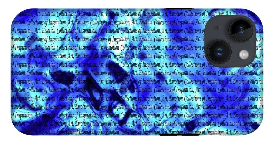 Inspiration In Blue - Phone Case