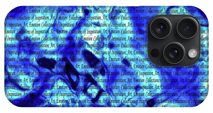 Inspiration In Blue - Phone Case