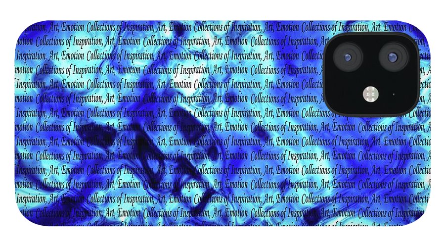 Inspiration In Blue - Phone Case