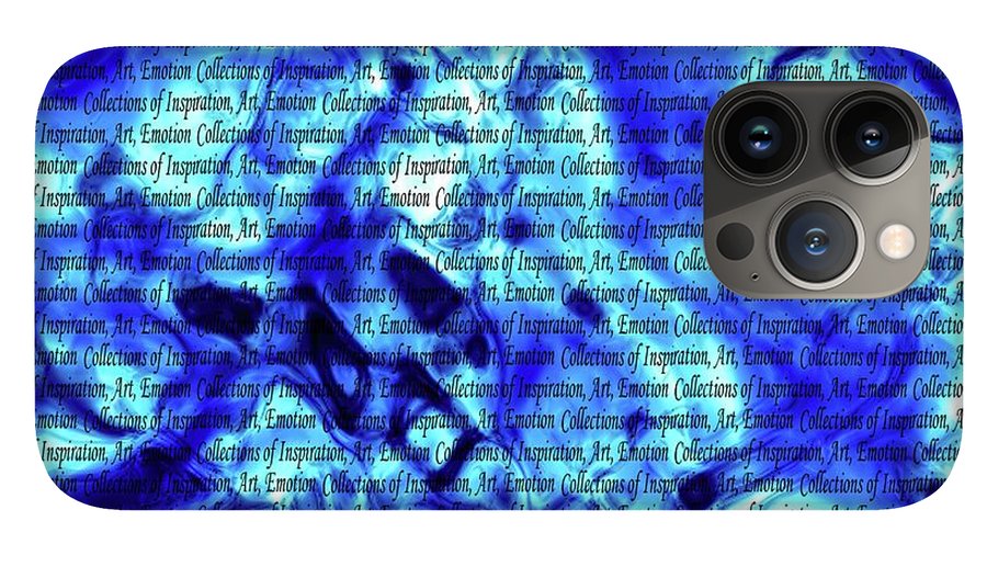 Inspiration In Blue - Phone Case