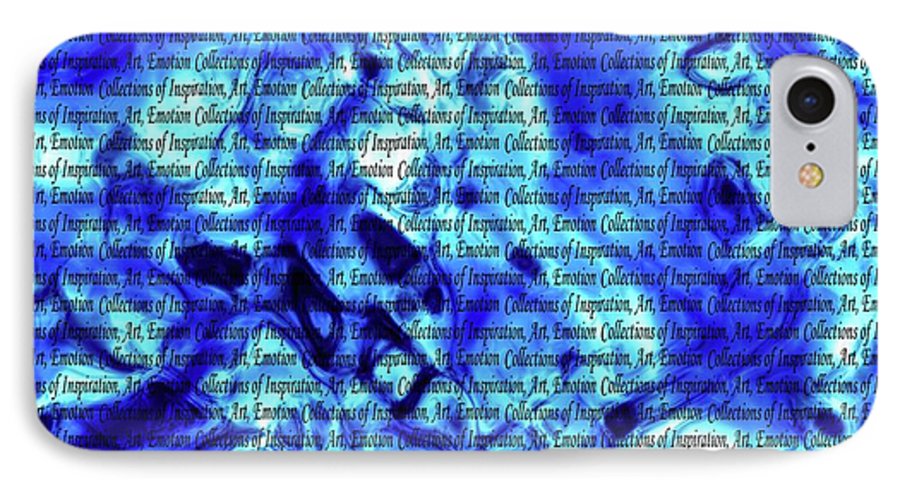 Inspiration In Blue - Phone Case