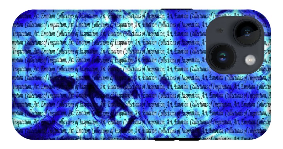 Inspiration In Blue - Phone Case