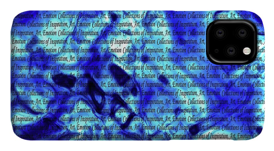 Inspiration In Blue - Phone Case