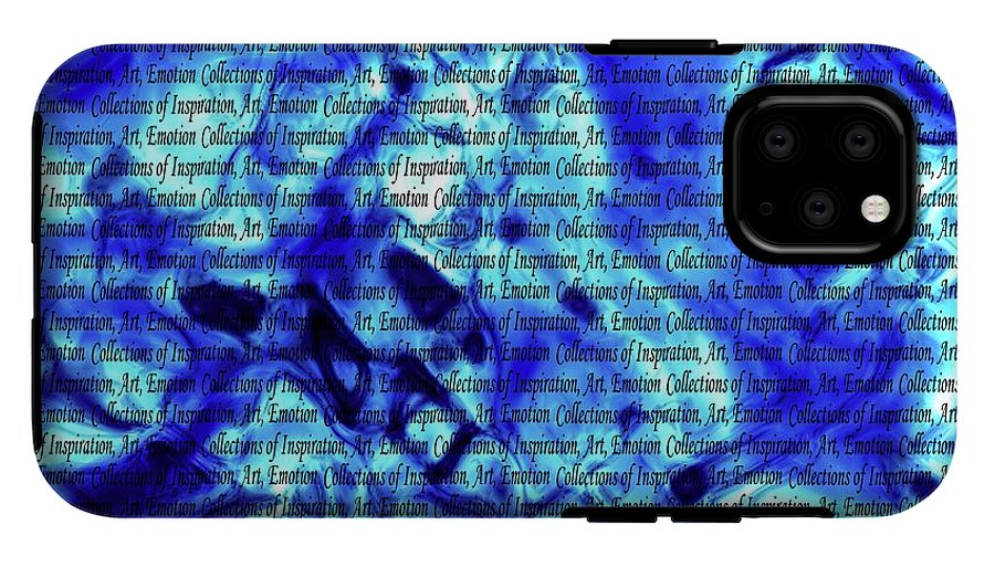 Inspiration In Blue - Phone Case