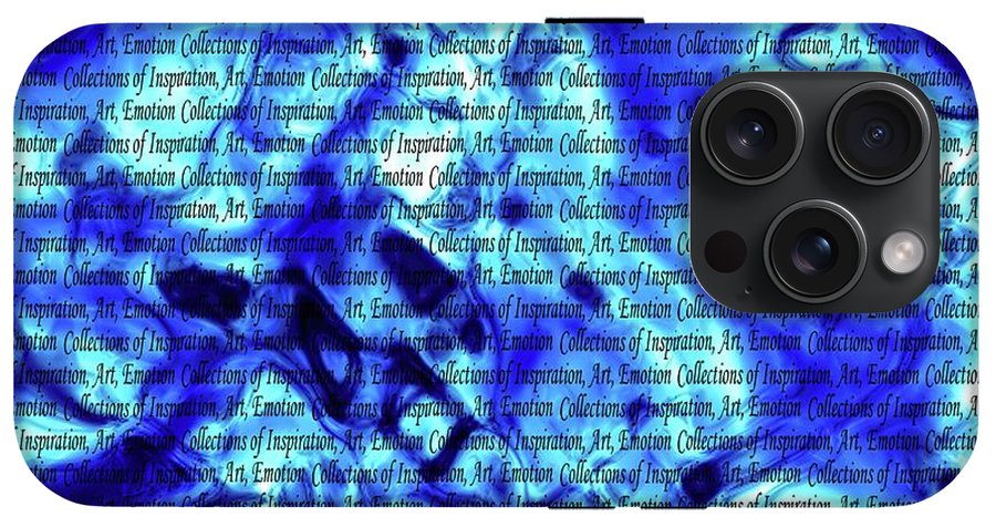 Inspiration In Blue - Phone Case