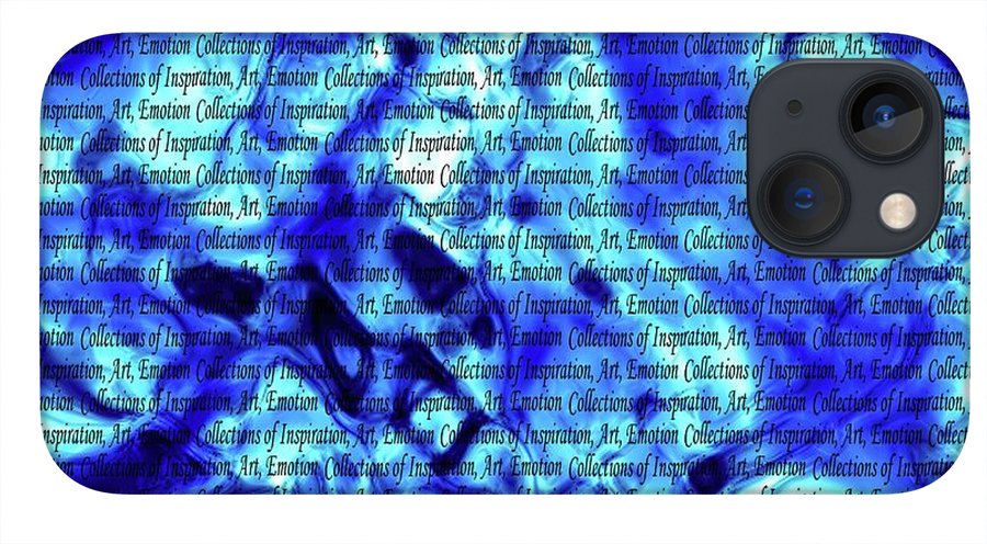 Inspiration In Blue - Phone Case