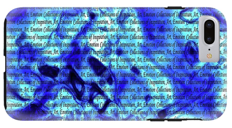 Inspiration In Blue - Phone Case