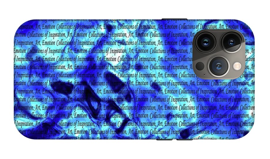 Inspiration In Blue - Phone Case