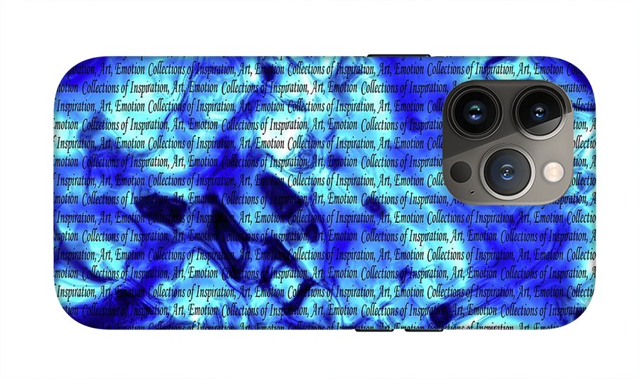 Inspiration In Blue - Phone Case