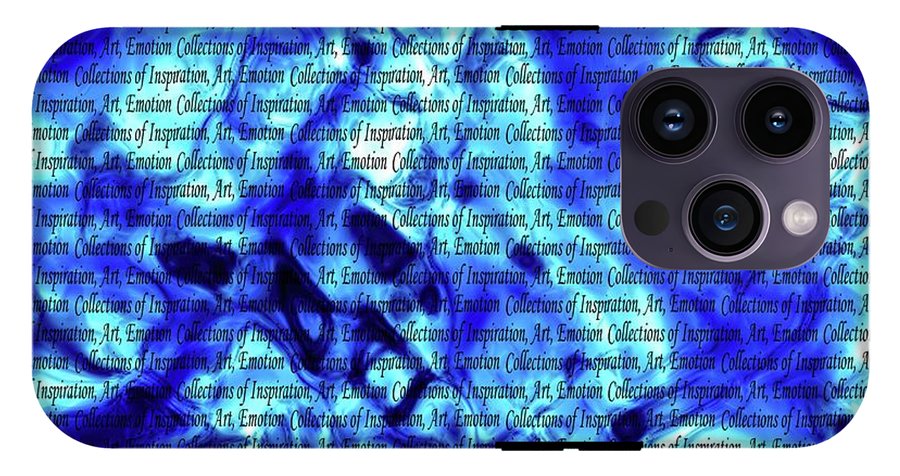 Inspiration In Blue - Phone Case