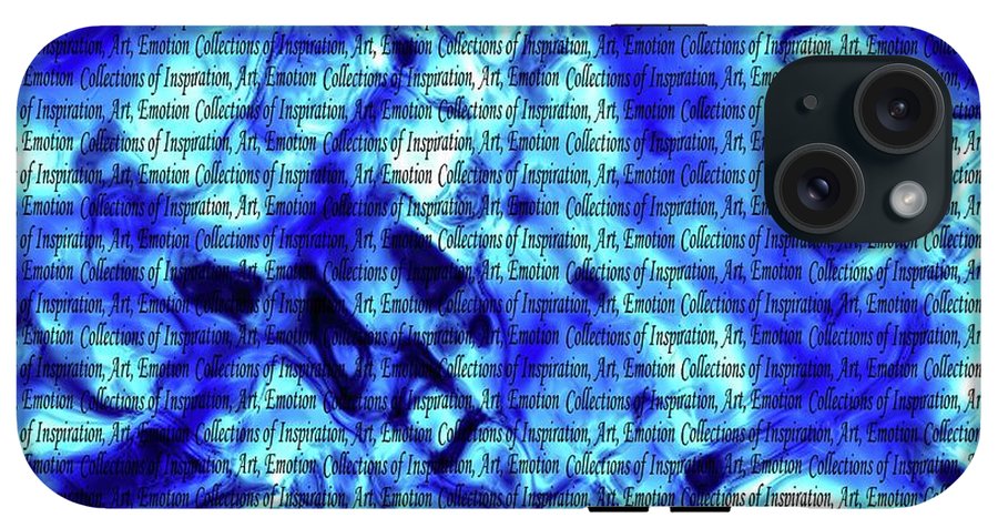 Inspiration In Blue - Phone Case