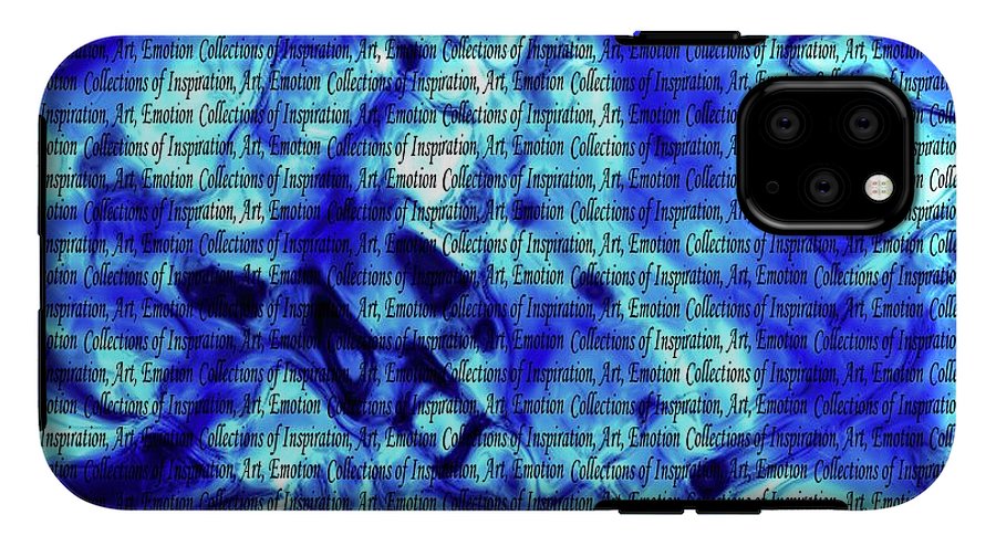 Inspiration In Blue - Phone Case