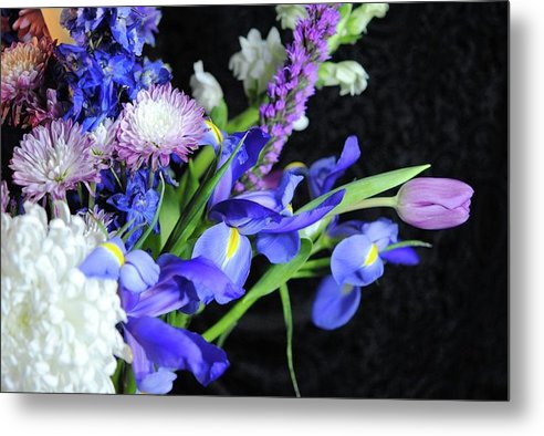Iris Bouquet - Metal Print