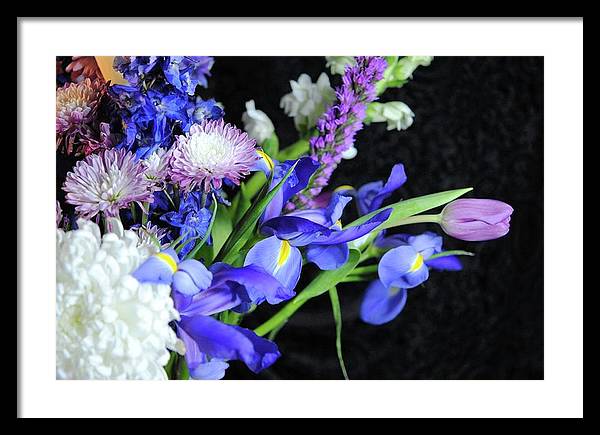Iris Bouquet - Framed Print