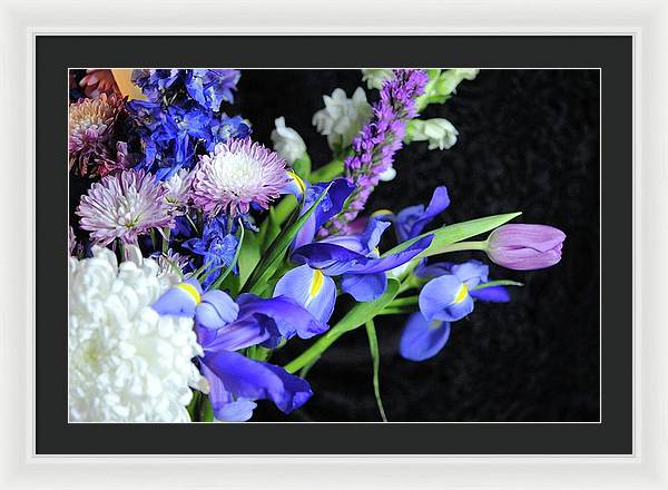 Iris Bouquet - Framed Print