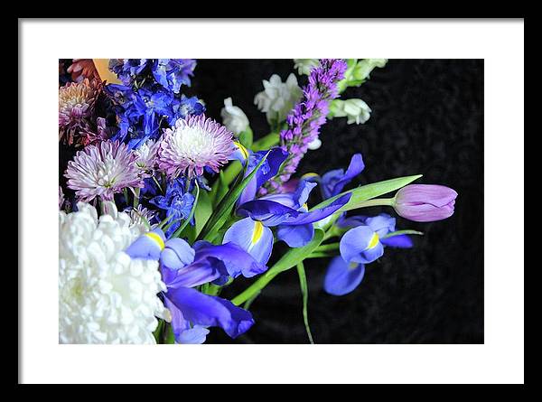 Iris Bouquet - Framed Print