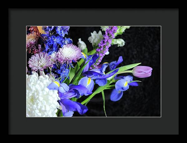 Iris Bouquet - Framed Print