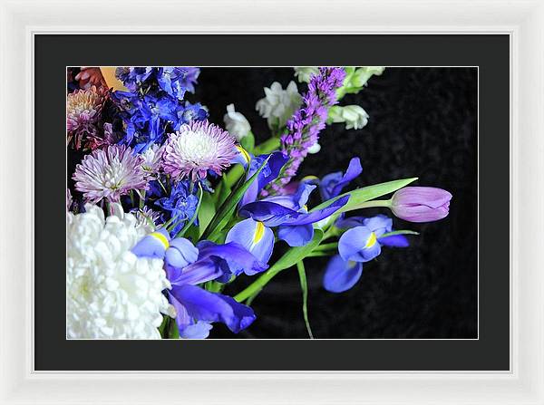 Iris Bouquet - Framed Print