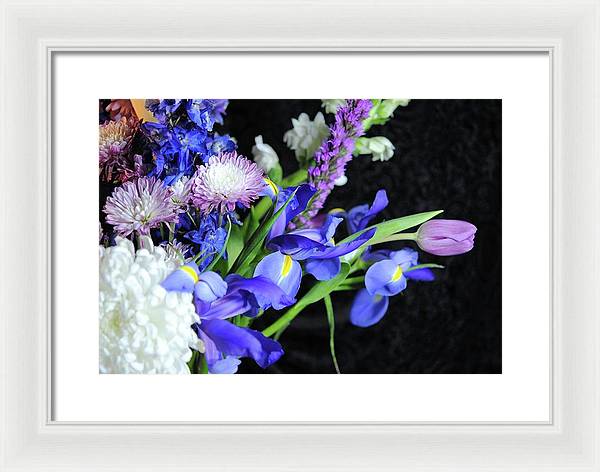 Iris Bouquet - Framed Print