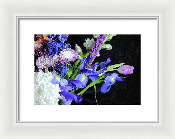 Iris Bouquet - Framed Print