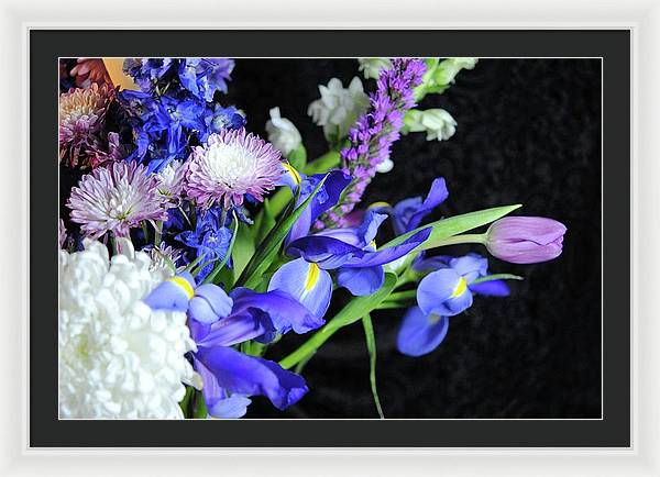 Iris Bouquet - Framed Print