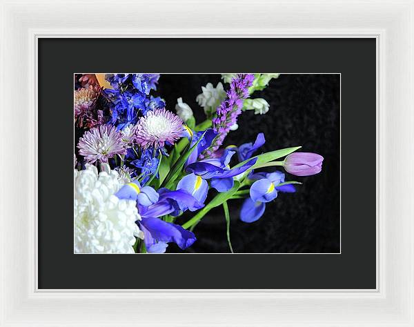 Iris Bouquet - Framed Print