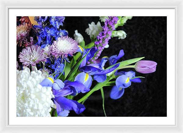 Iris Bouquet - Framed Print