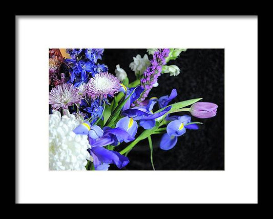 Iris Bouquet - Framed Print
