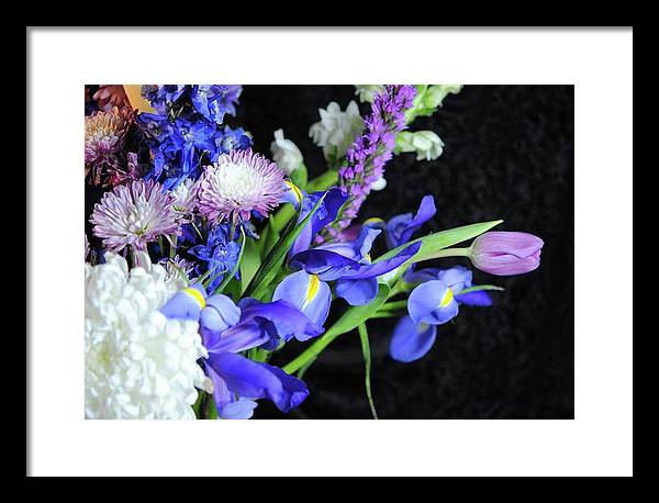 Iris Bouquet - Framed Print