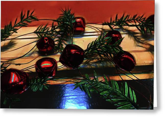 Jingle Bell Garland - Greeting Card