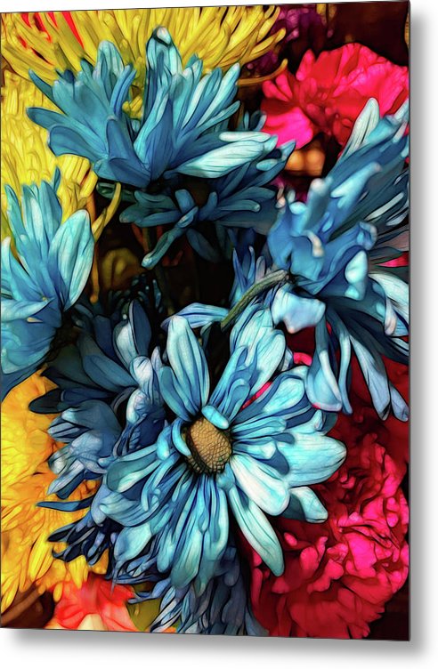 June Flowers 1 - Metal Print