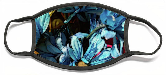 June Flowers 1 - Face Mask