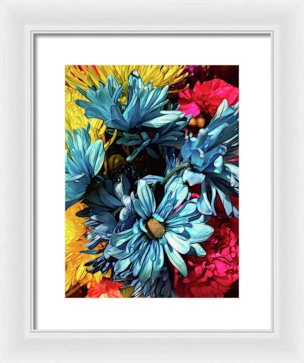 June Flowers 1 - Framed Print