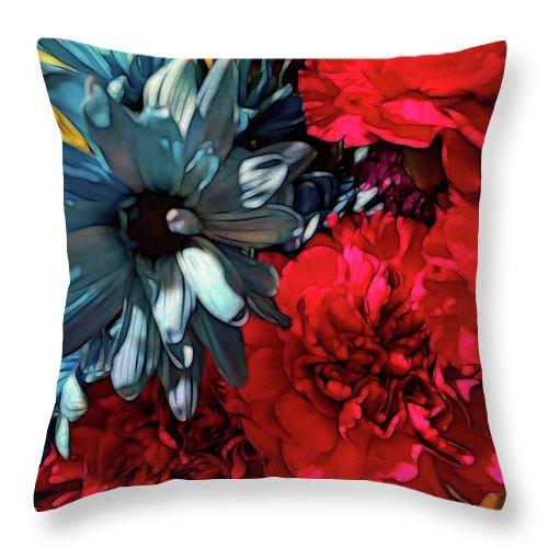 June Flowers 2 - Throw Pillow
