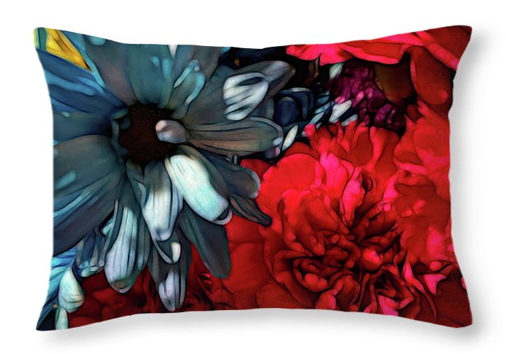 June Flowers 2 - Throw Pillow