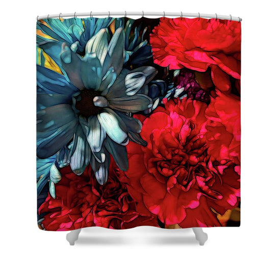 June Flowers 2 - Shower Curtain