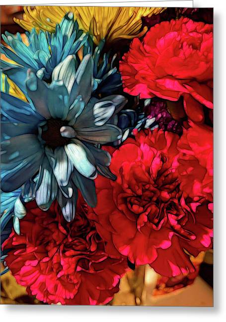June Flowers 2 - Greeting Card